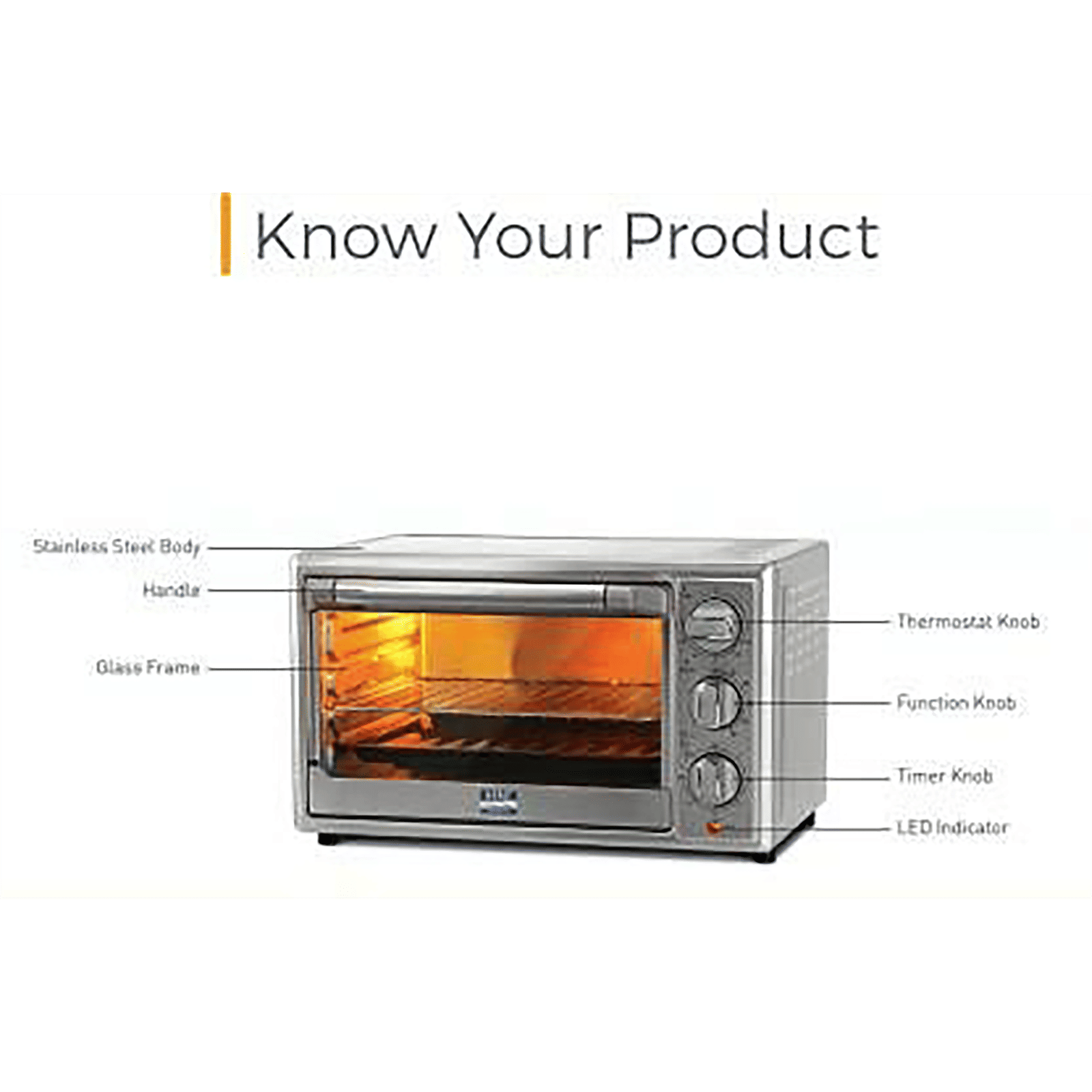 Buy KENT 30L Oven Toaster Grill with Rotisserie & Convection Function